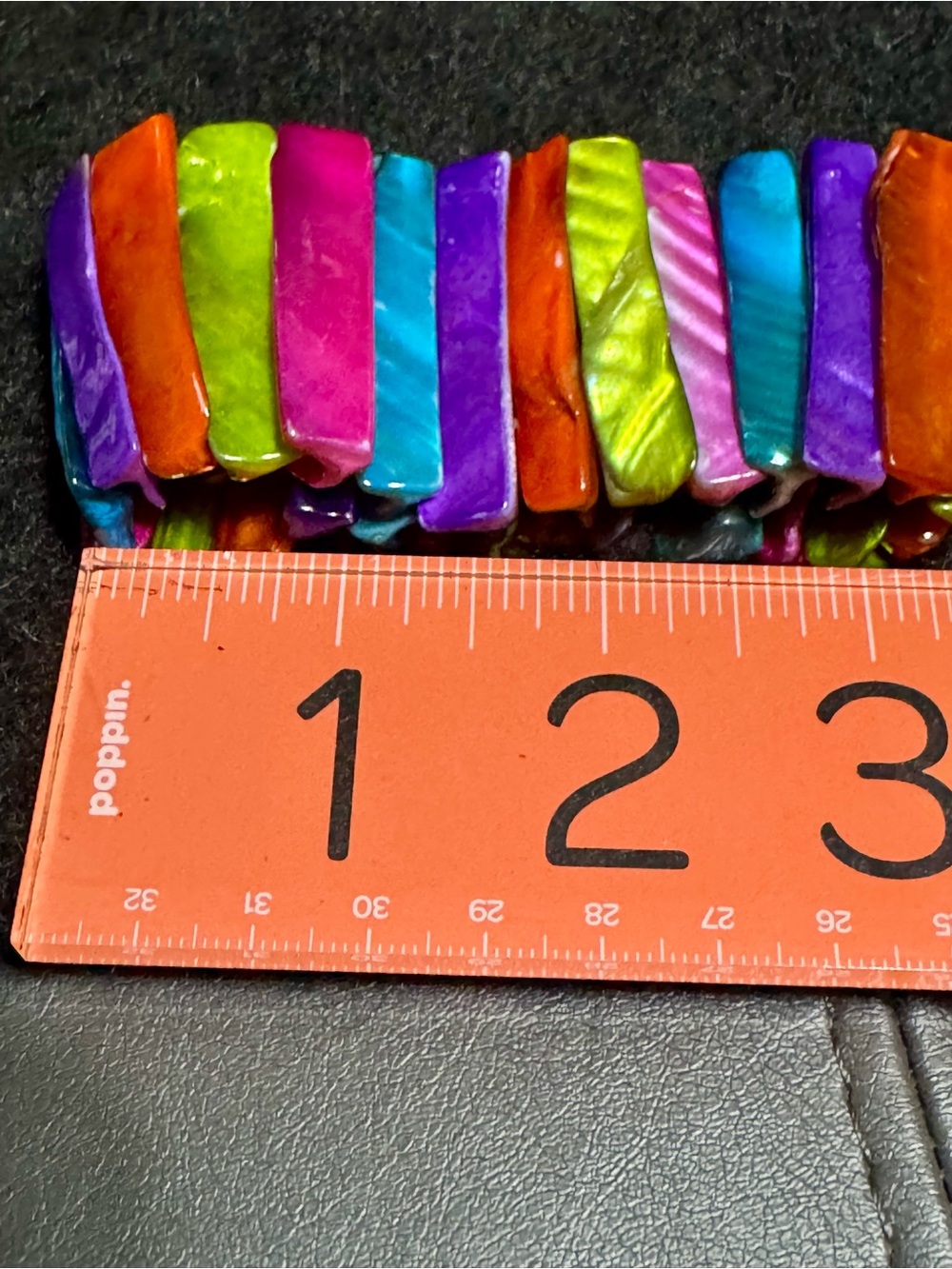 Multi-Color Shell Stretch Bracelet - Picture 8 of 8
